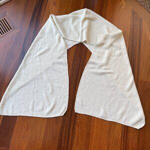 Totes Cream Knit Hooded Scarf